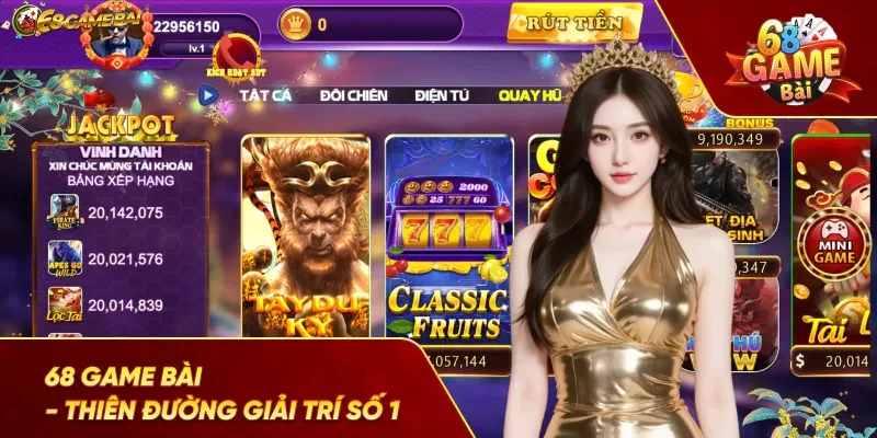 Hình ảnh giao diện nạp tiền hiện đại trên 68gamebai